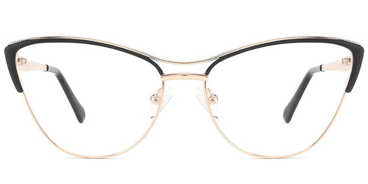 Metal Cat Eye Frame F3415