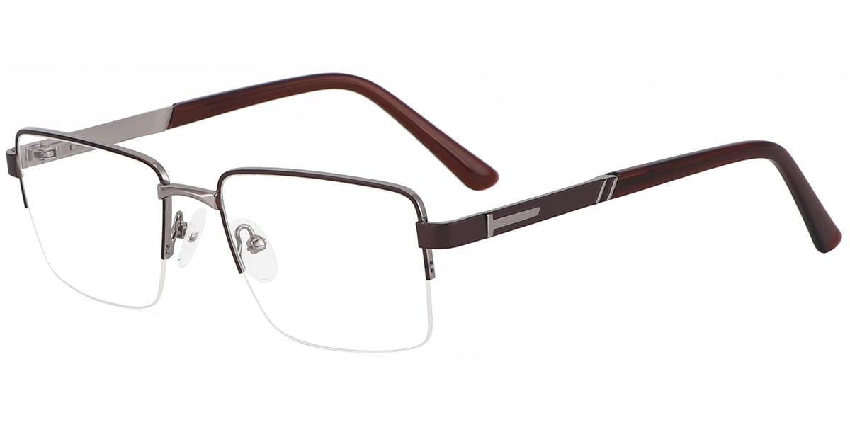 Acetate Metal Rectangle Frame F9342