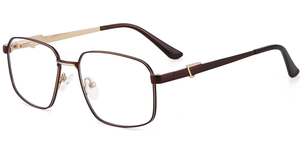 Acetate Metal Rectangle Frame F8745