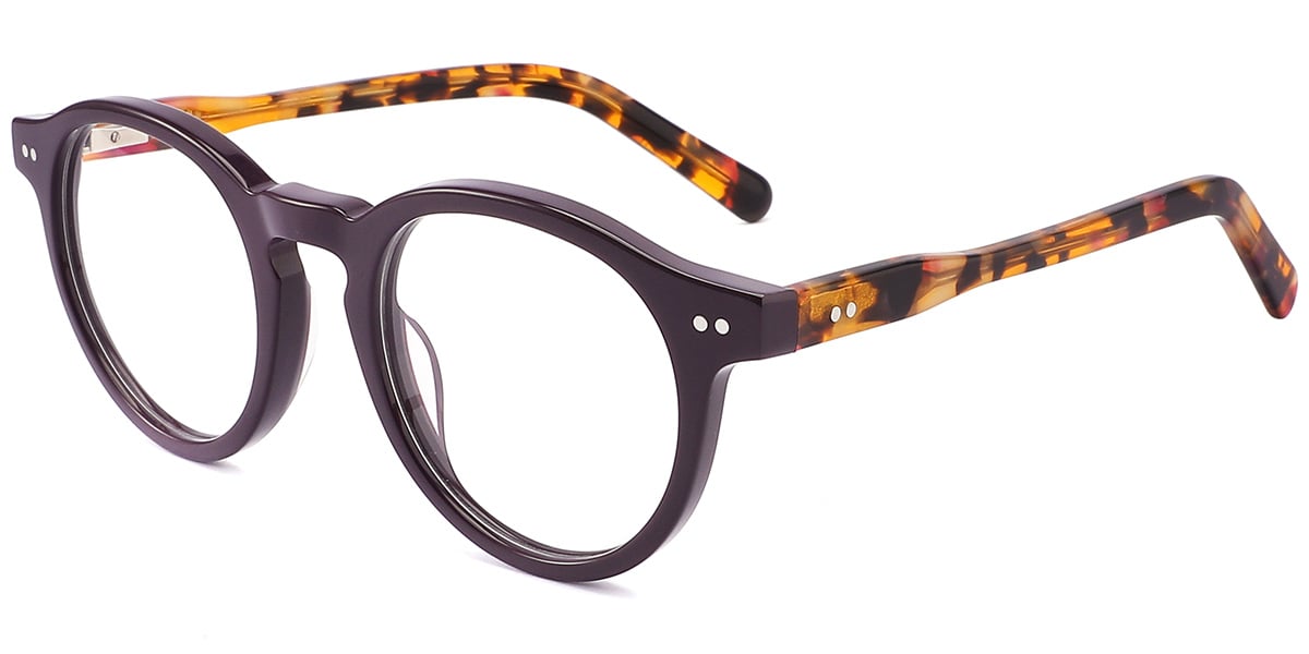 Acetate Round Frame F10215
