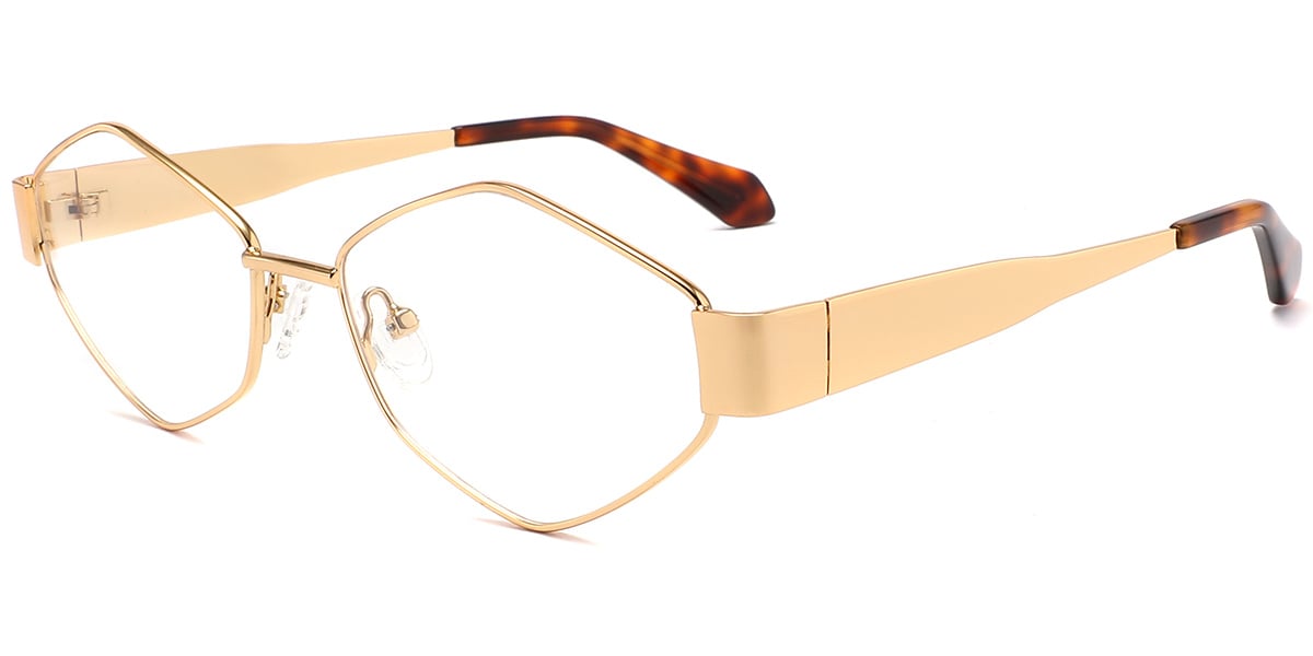 Acetate Metal Geometric Frame F10383