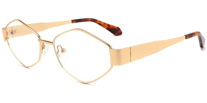 Acetate Metal Geometric Frame F10383