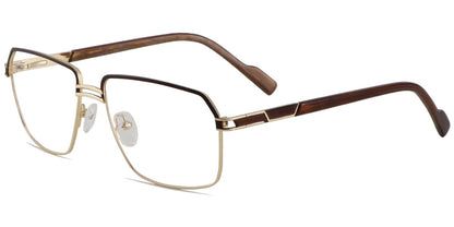 Acetate Metal Square Frame F8729