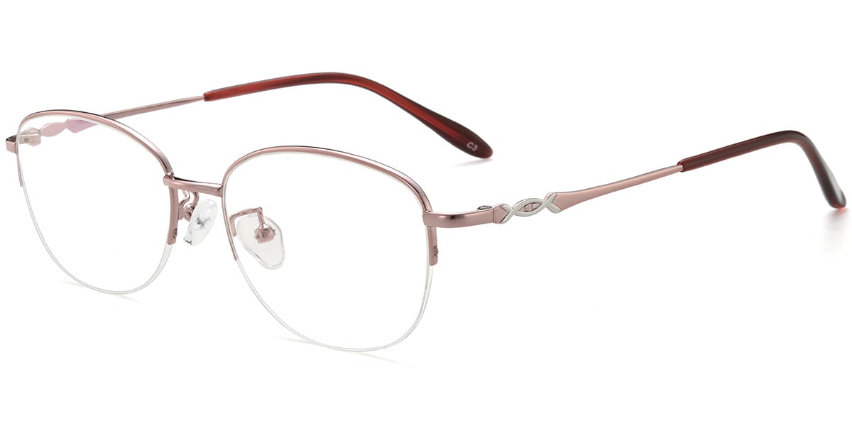 Oval Eyeglasses F9218
