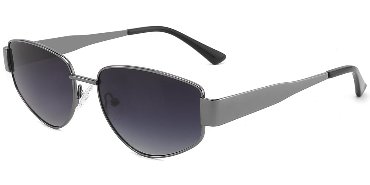 Acetate Metal Geometric Sunglasses SG9361