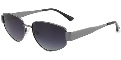 Acetate Metal Geometric Sunglasses SG9361