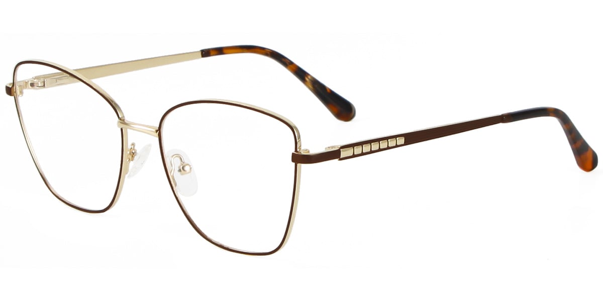 Acetate Metal Square Frame F8748