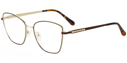 Acetate Metal Square Frame F8748