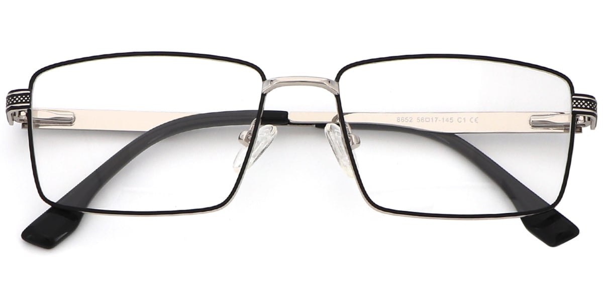 Acetate Metal Rectangle Frame F8721