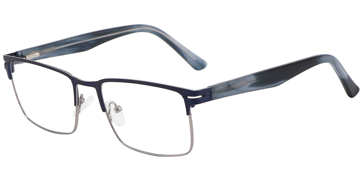 Acetate Metal Rectangle Frame F8559