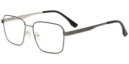Acetate Metal Square Frame F8718