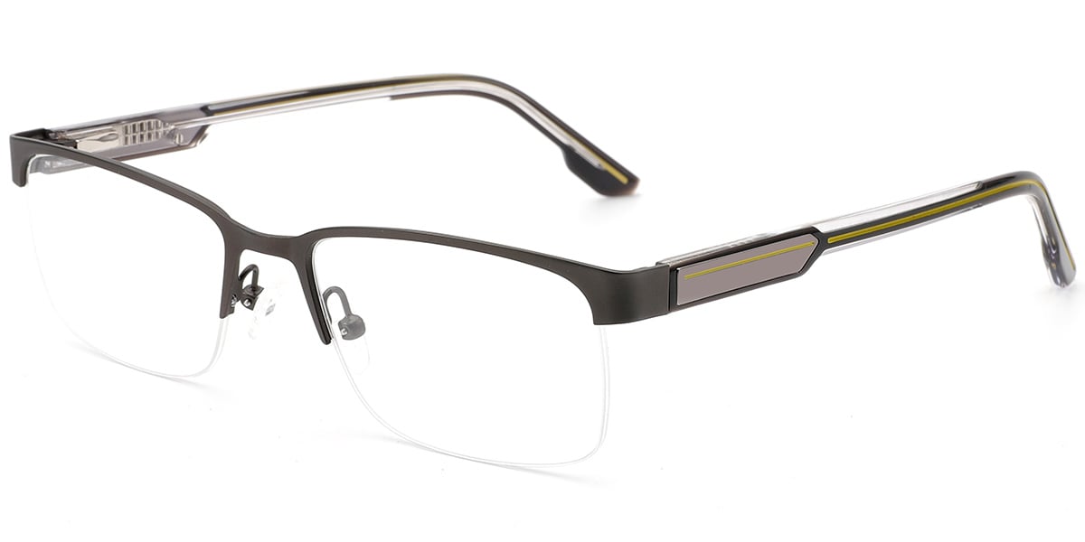 Acetate Metal Rectangle Frame F9736