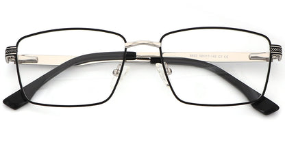 Acetate Metal Rectangle Frame F8719