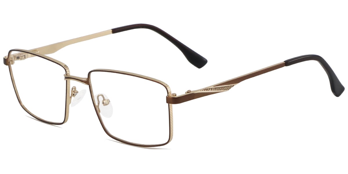 Acetate Metal Rectangle Frame F8737