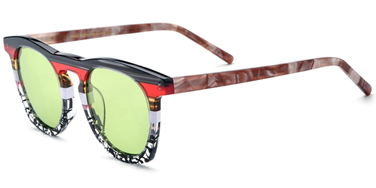 Acetate Square Sunglasses SG6059