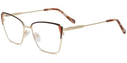 Acetate Metal Square Frame F8879