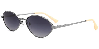 Metal Oval Sunglasses SG10161