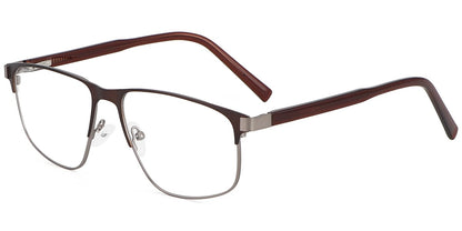 Acetate Metal Geometric Frame F8572