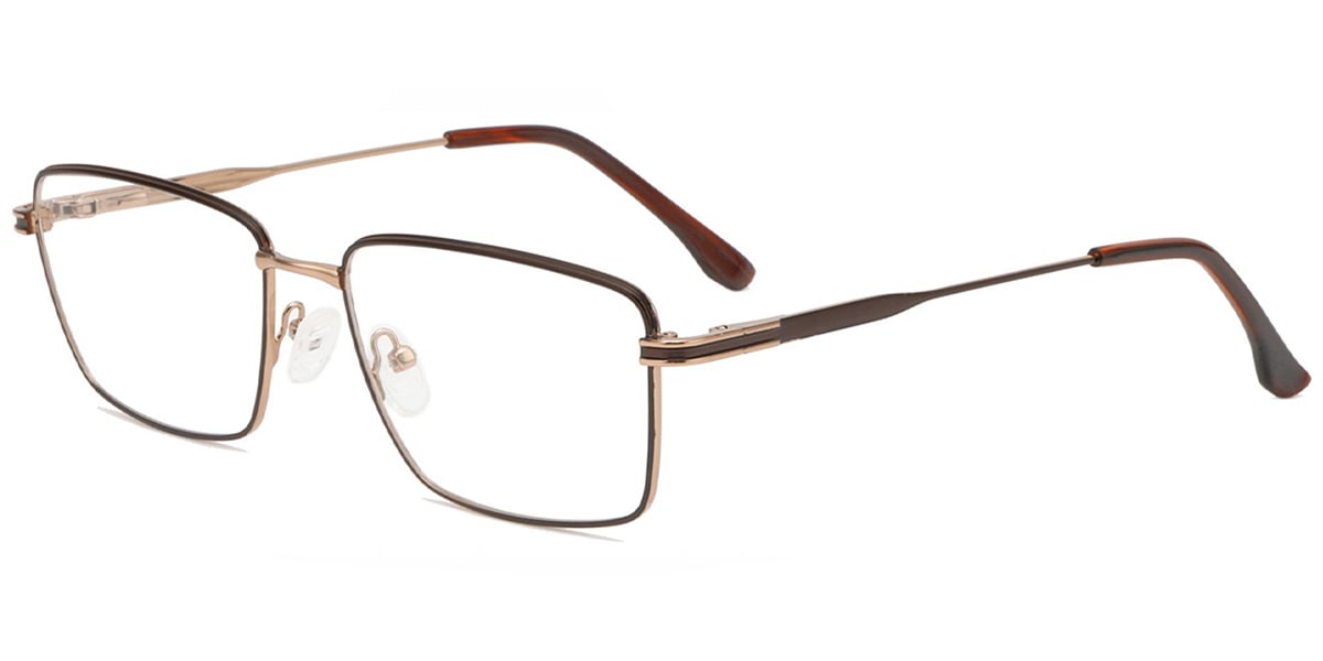 Acetate Metal Rectangle Frame F8717