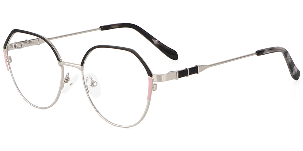 Acetate Metal Round Frame F9024