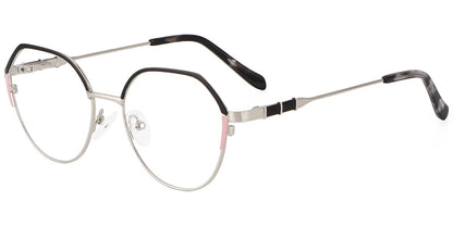 Acetate Metal Round Frame F9024
