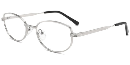 Acetate Metal Oval Frame F10387