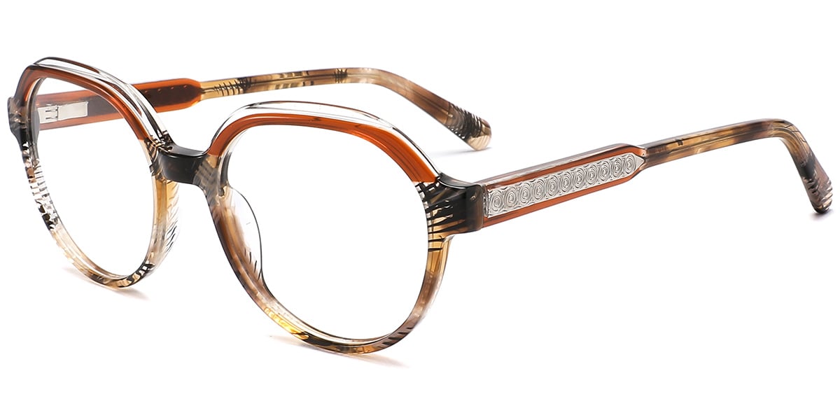 Acetate Round Frame F9374