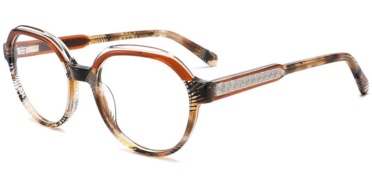 Acetate Round Frame F9374