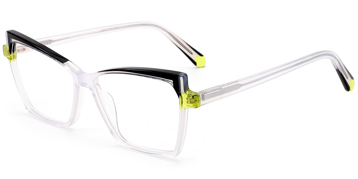 Acetate Cat Eye Frame F8491