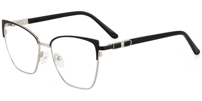 Acetate Metal Square Frame F9026