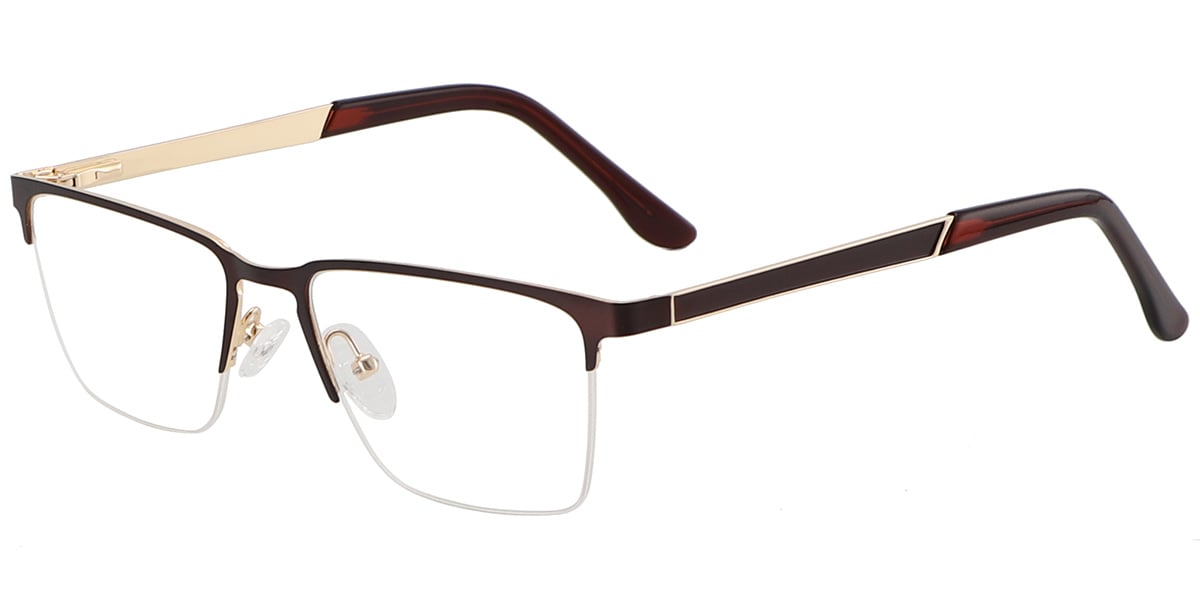Acetate Metal Rectangle Frame F8567