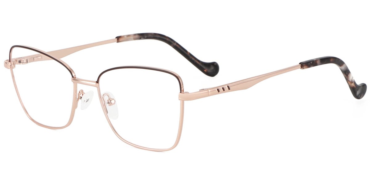 Acetate Metal Cat Eye Frame F8872