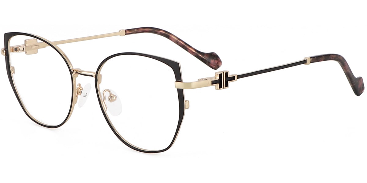 Acetate Metal Geometric Frame F9333