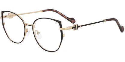 Acetate Metal Geometric Frame F9333