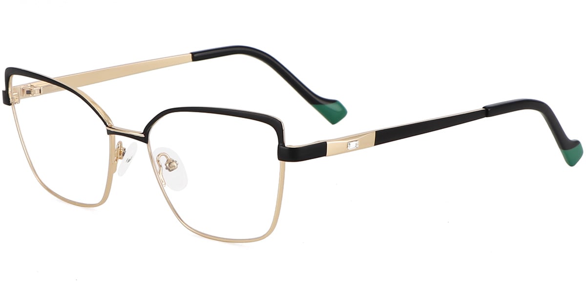 Acetate Metal Rectangle Frame F9334