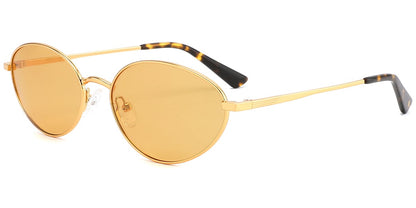 Metal Oval Sunglasses SG10162