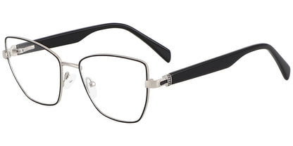 Acetate Metal Square Frame F8878