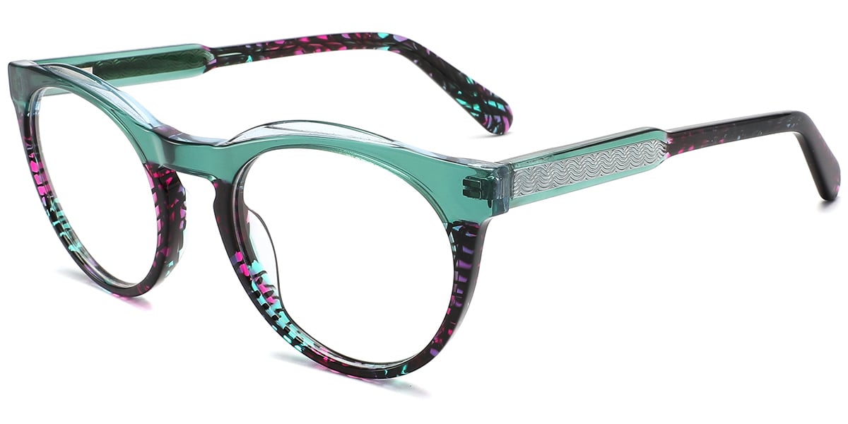 Acetate Round Frame F9372
