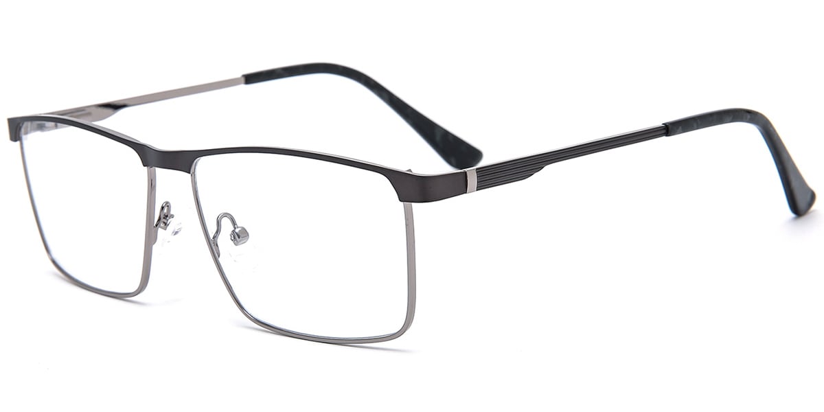 Acetate Metal Rectangle Frame F8544