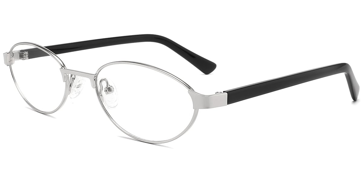 Acetate Metal Oval Frame F10384
