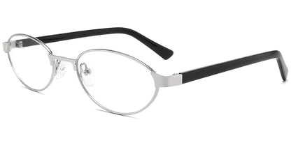 Acetate Metal Oval Frame F10384