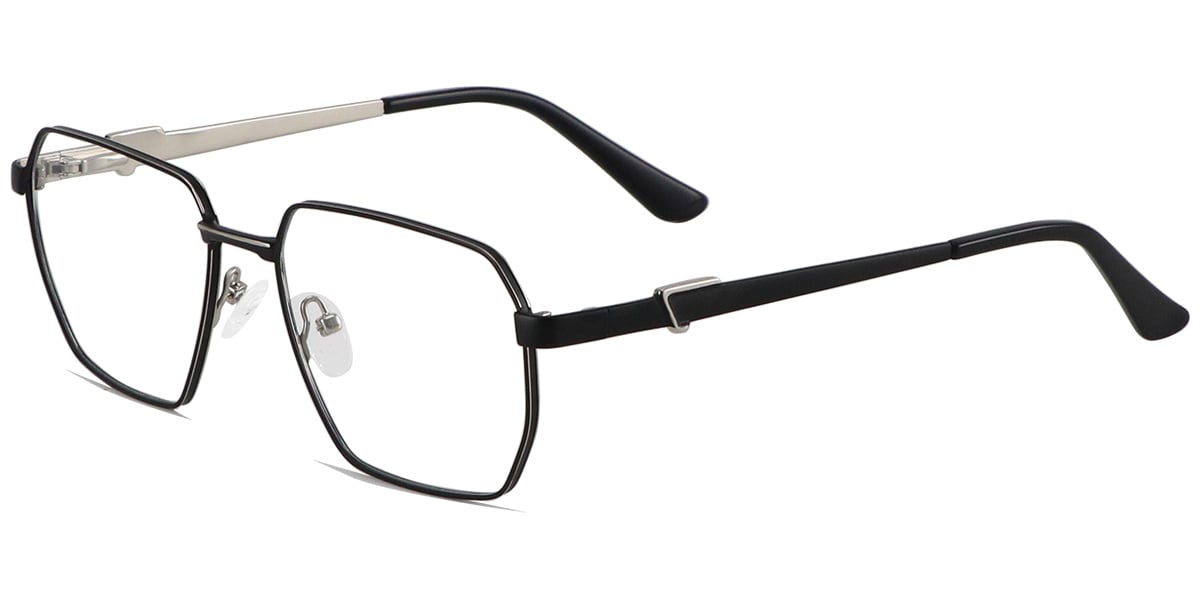 Acetate Metal Square Frame F8743