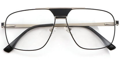 Acetate Metal Square Frame F8726