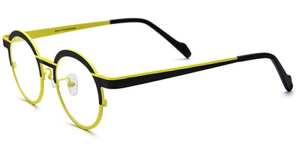 Titanium Round Frame F7017