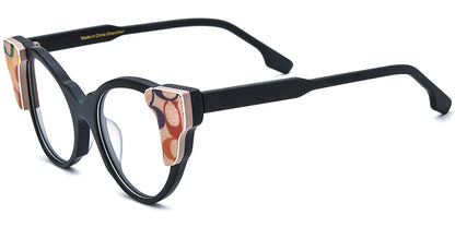 Acetate Cat Eye Frame F7324