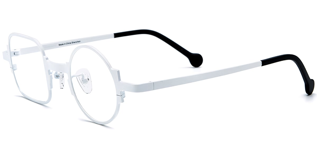 Titanium Geometric Frame F7167