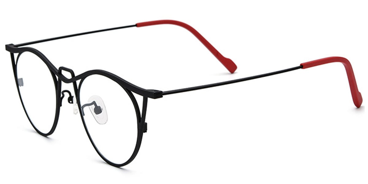 Titanium Cat Eye Frame F7042