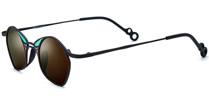Titanium Geometric Sunglasses SG7397