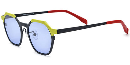 Titanium Geometric Sunglasses SG6671