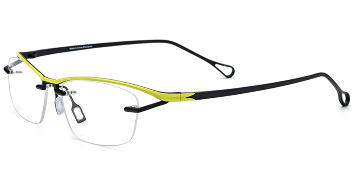 Titanium Rectangle Frame F7036
